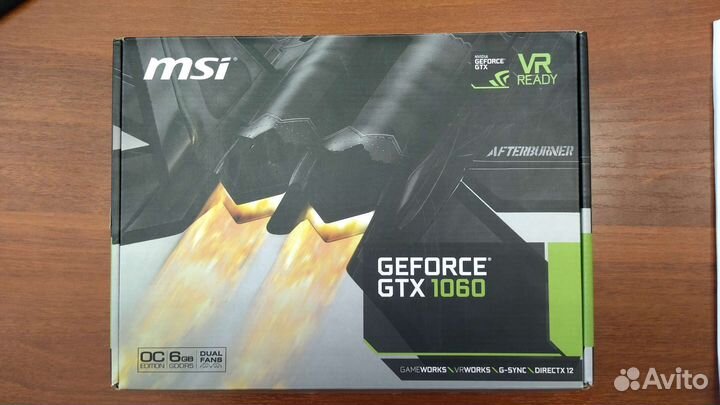 Видеокарта MSI GTX 1060 6gb