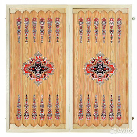 Нарды + Шашки Сирия Тигр большие дерево, 60 см Par