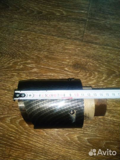 Насадка на глушитель 90*63мм