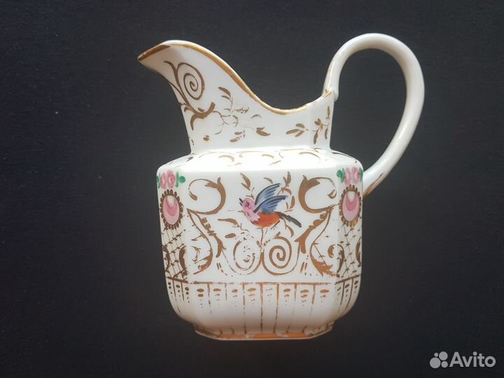 Молочник, фарфор, Россия, частный завод