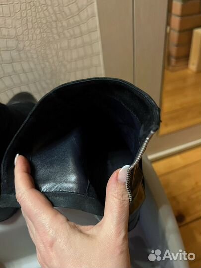 Полусапоги натуральная кожа