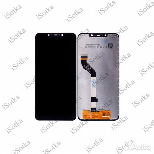 Дисплей Айсотка для Xiaomi Pocophone F1 черный