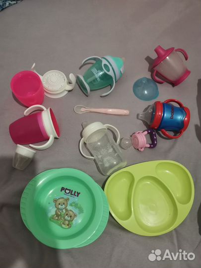 Поильник, тарелки 10 шт