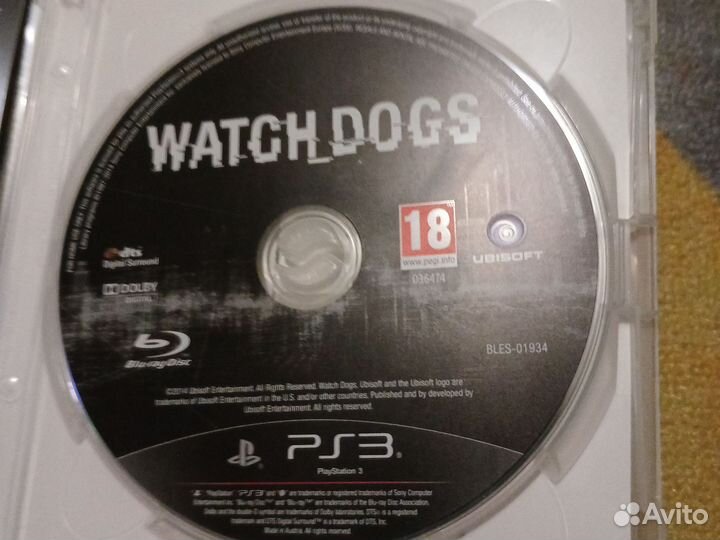 Игра watch dogs для PS3