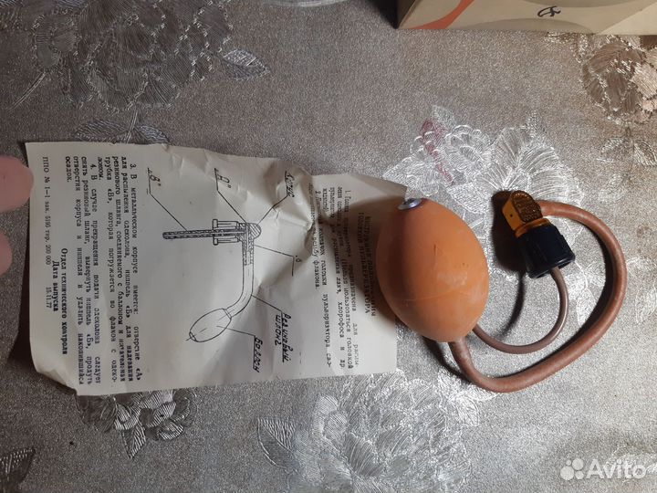 Распылитель с грушей. СССР