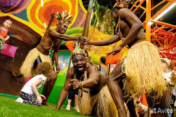 Африканское шоу барабанное №1 в России