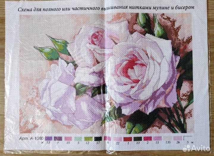 Вышивка крестом (рисунок на ткани)