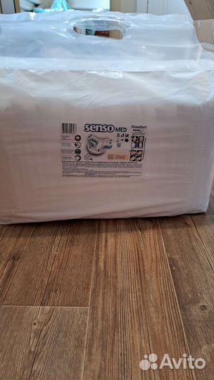 Памперсы для взрослых размер m по 30 штук