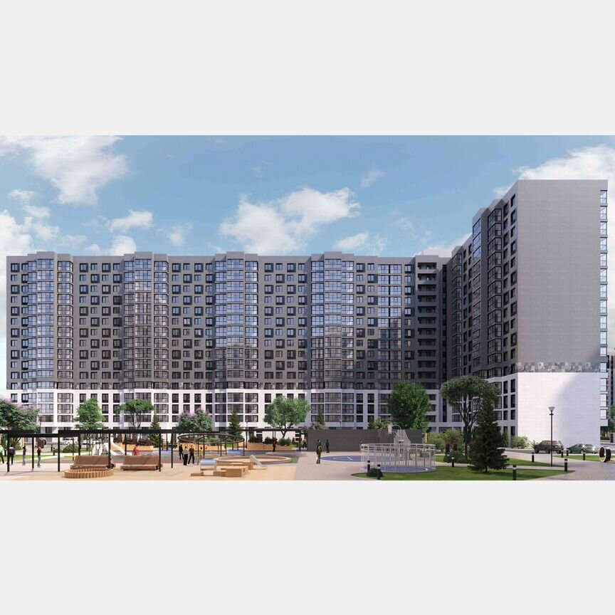 3-к. квартира, 95,5 м², 11/16 эт.