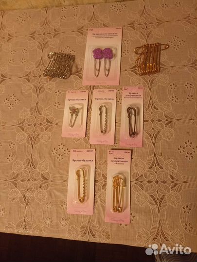 Иголки, булавки