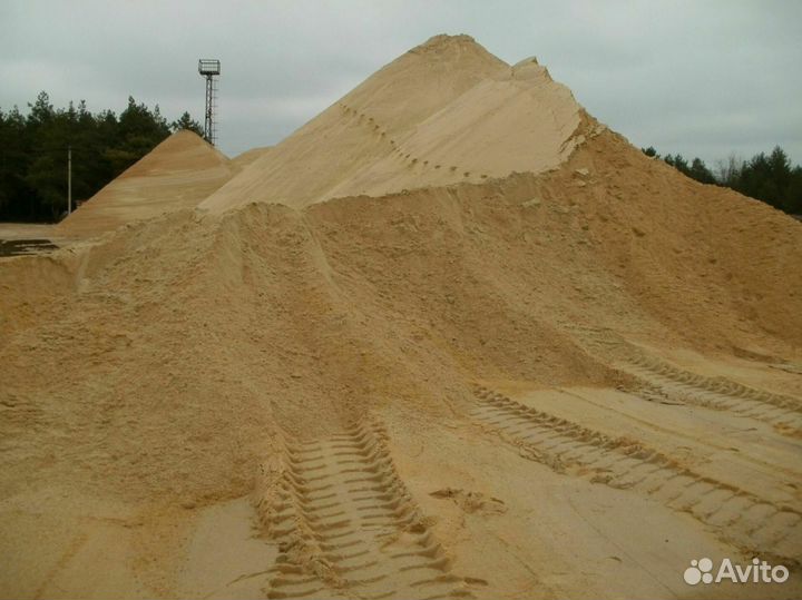 Песок щебень