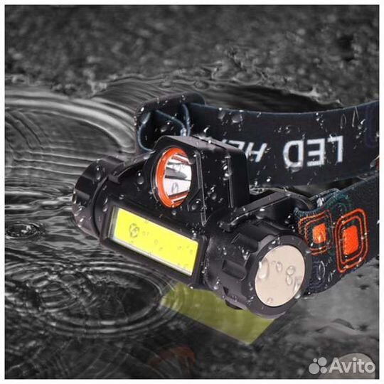 Налобный фонарь аккумуляторный