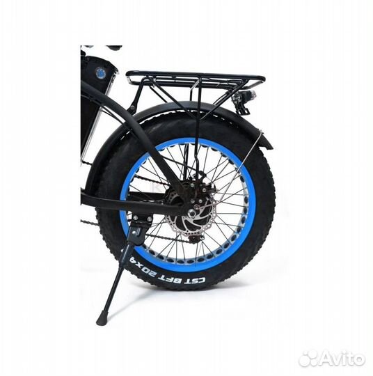 Электровелосипед Minako F10 черный с синим