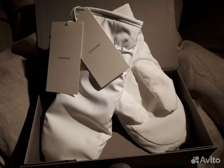 Варежки зимние 12storeez белые