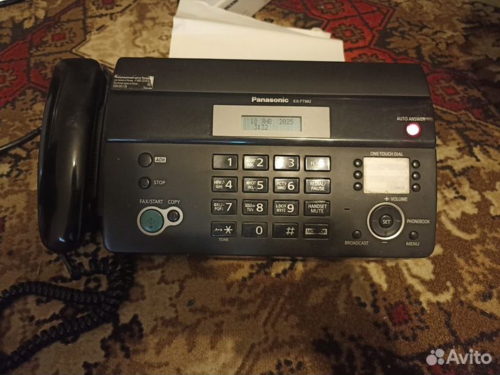 Факс Panasonic KX-FT982RU