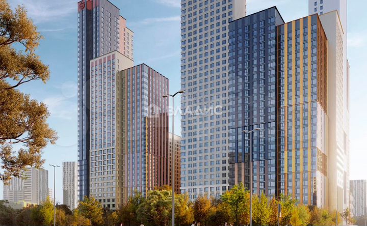 2-к. квартира, 60,8 м², 19/44 эт.