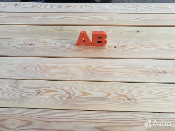 Палубная доска лиственница 28х90х3м, сорт аб