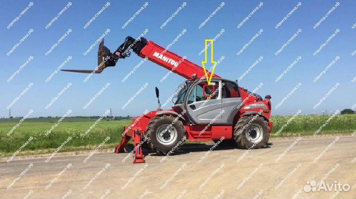Стекло для телескопического-погрузчика Manitou MT