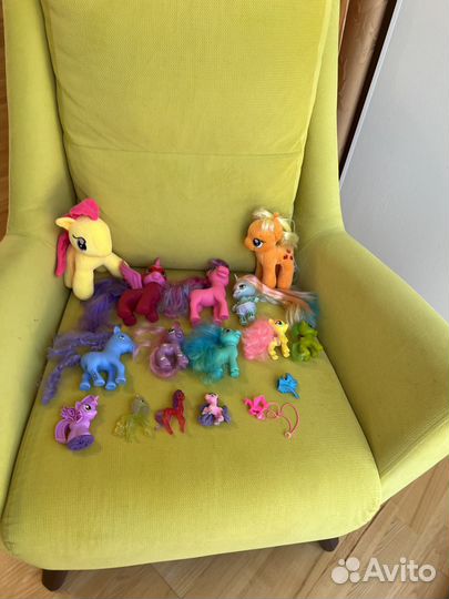 Коллекция игрушек пони