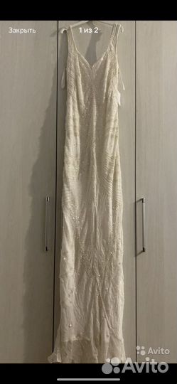 Вечернее платье белое