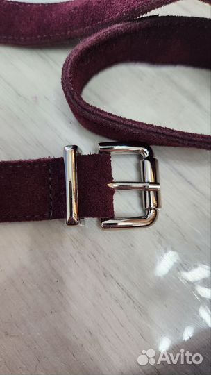 Ремень натуральная замша