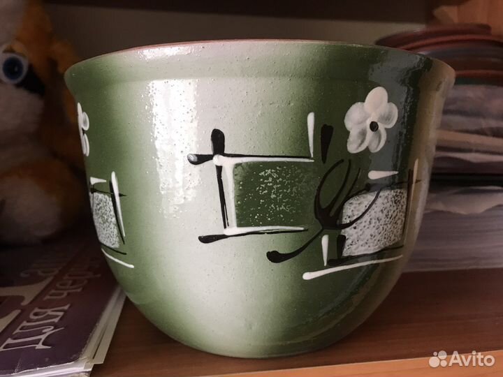 Цветочные керамические горшки