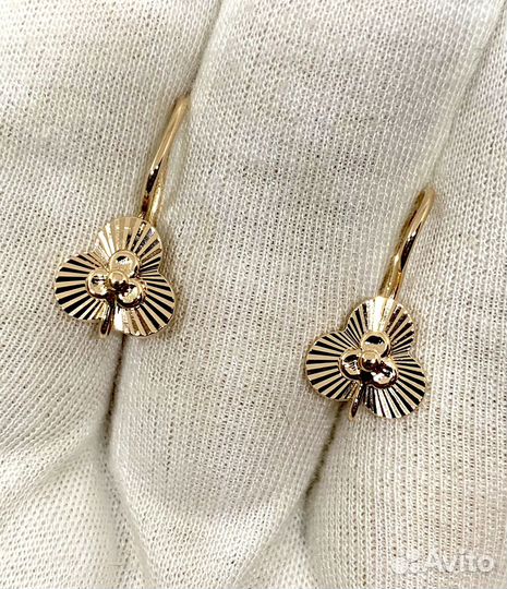Золотые серьги СССР