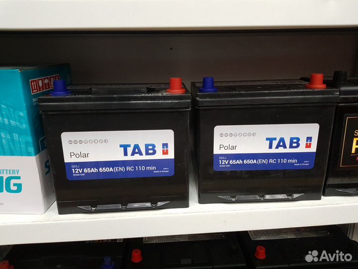 Аккумулятор TAB Polar 65Ач 650А Азия