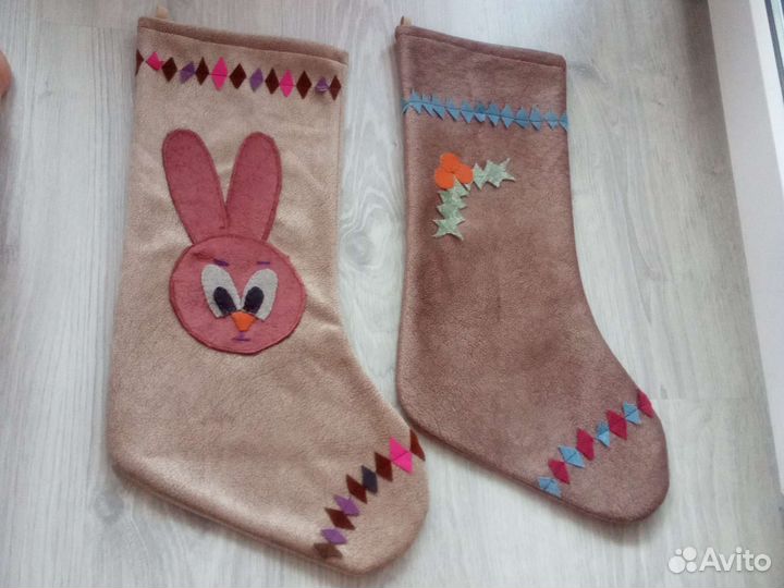 Новогодние сапожки - мешочки новые