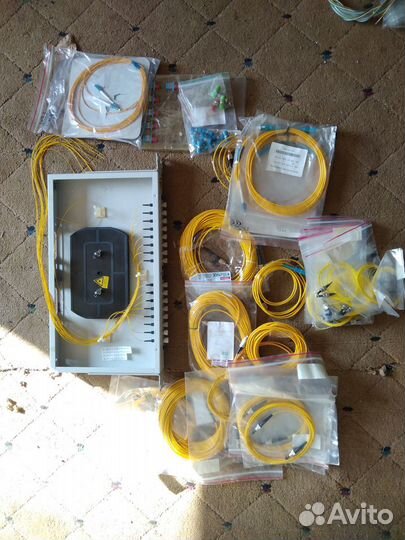 Кросс оптический для вок на 16 портов SC и 16 FC