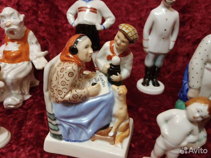 Фарфоровые статуэтки СССР лфз, ликбез с бабушкой