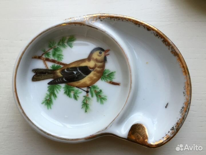 Набор из 4 винтажных пепельниц-подставок, Япония