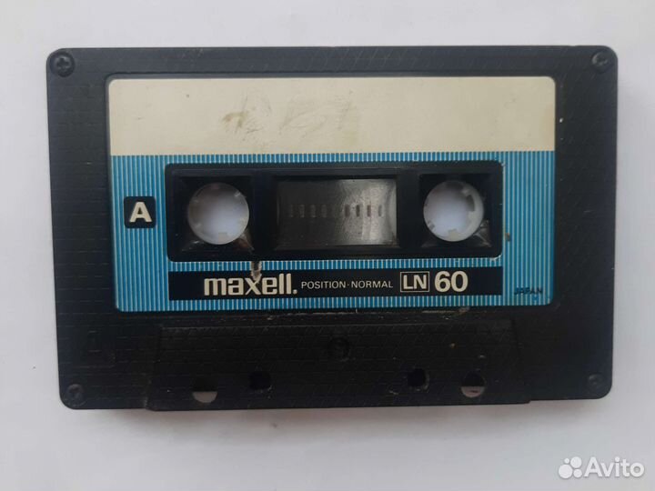 Аудиокассеты maxell ln 60 б.у. с записью