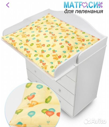 Матрасик на пеленальный столик