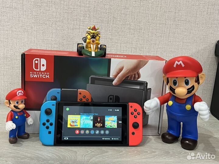 Nintendo Switch с коробкой Прошитая Чипом