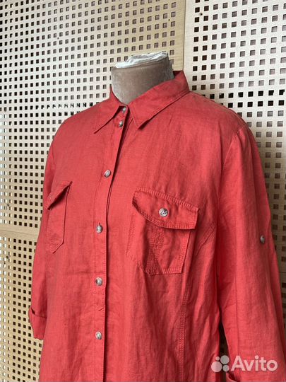 Льняная рубашка женская Gerry Weber 44