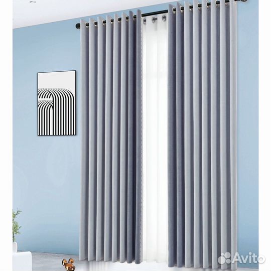 Ткань лен блэкаут