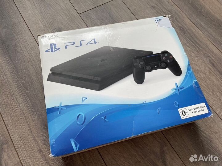 Sony PS4 slim 2геймпада+игры428штук