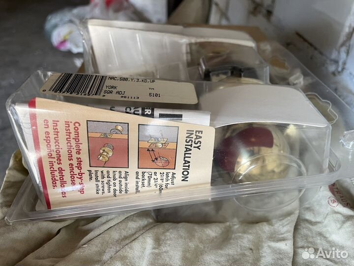 Дверная ручка с замком Weiser lock,made in usa