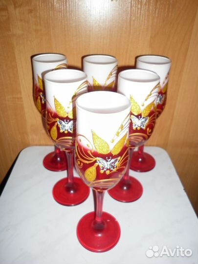 Бокалы фужеры стопки