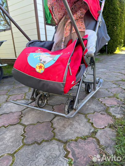 Санки коляска nika kids
