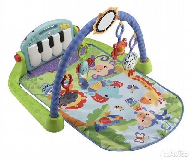 Развивающий коврик fisher price с пианино