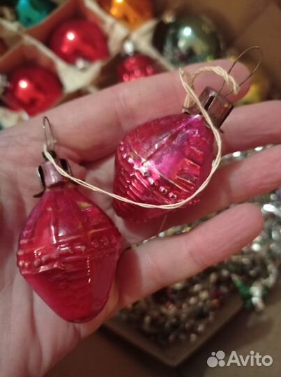 Новогодние игрушки СССР и гдр. Цена за всë