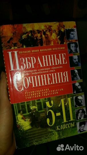 Избранные сочинения по литературе