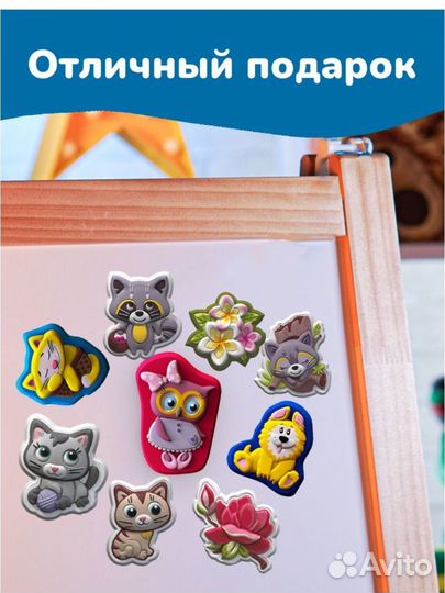 Магниты из гипса в сундуке