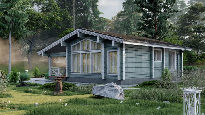 Дом 81 м² на участке 10 сот.