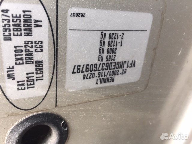 Разбор на запчасти Renault Scenic