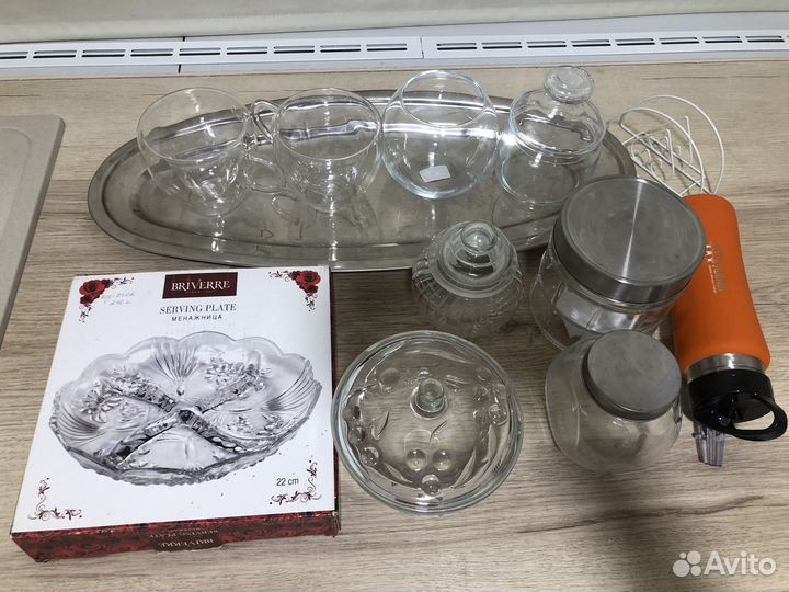 Посуда бокалы блюдо