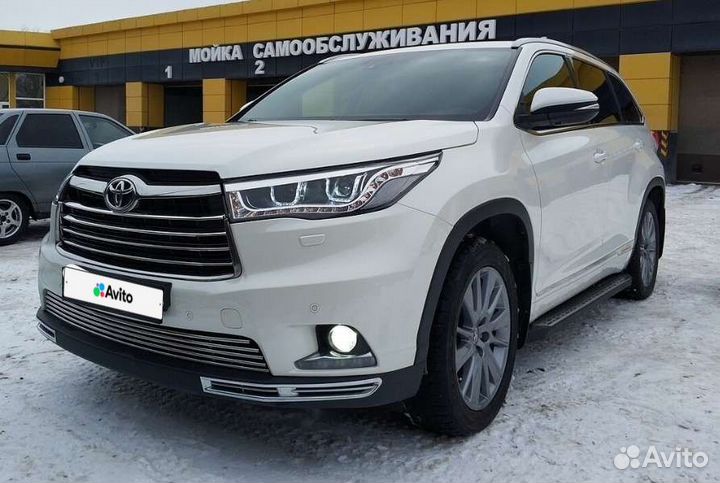 Toyota Highlander 3.5 AT, 2014, 190 000 км