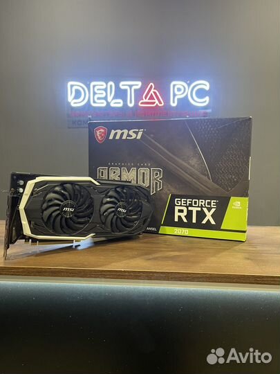 Видеокарта RTX 2070 MSI Armor 8GB ос